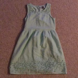 Mint green dress